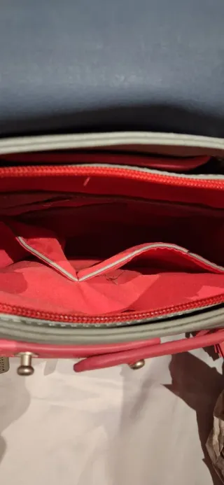 Mochila Dogs by Beluchi Gris y Rojo