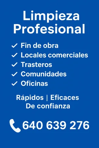 Limpieza profesional obras y locales