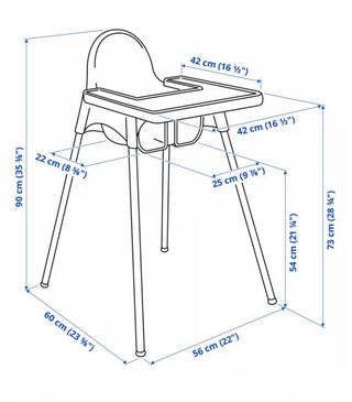 URGE! Trona IKEA Blanca