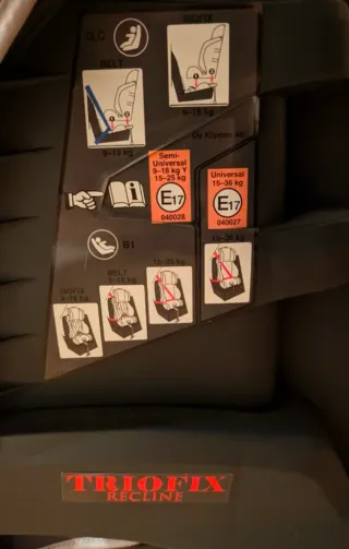 Silla Coche Klippan Triofix