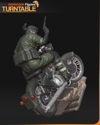 Figura Naked Snake (MGS3) - Resina 16K