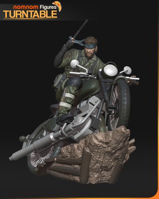 Figura Naked Snake (MGS3) - Resina 16K
