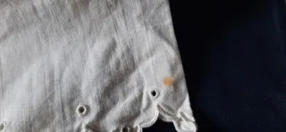 Mutandoni bianchi vintage ricamati a mano.