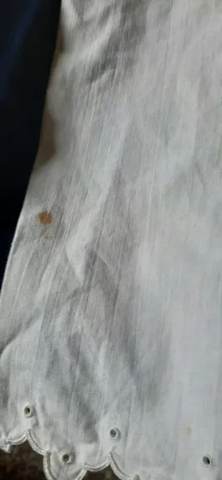 Mutandoni bianchi vintage ricamati a mano.