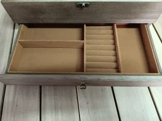 SONGMICS Caja Relojes 12 Ranuras Marrón