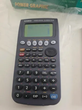 casio fx-7400g plus calculadora gráfica completa c