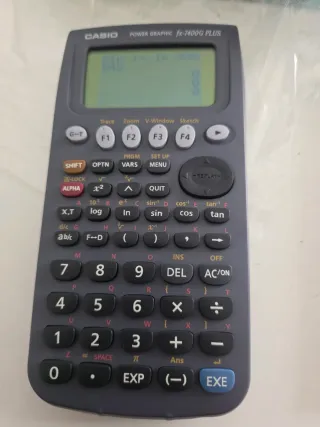 casio fx-7400g plus calculadora gráfica completa c