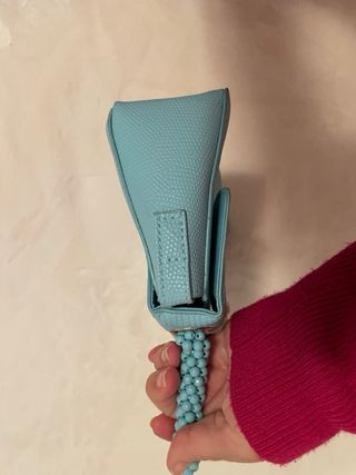 Bolso de mano azul