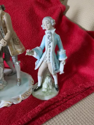 Figuras de porcelana vintage pareja