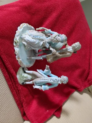 Figuras de porcelana vintage pareja