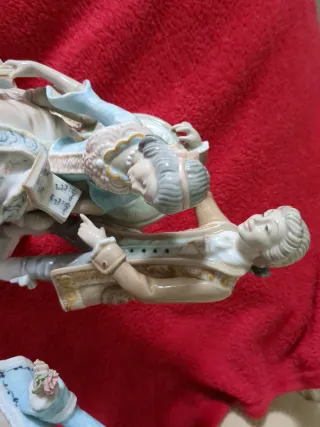 Figuras de porcelana vintage pareja