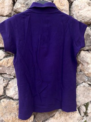 Polo Viola Intenso - Modello Sagomato  slim fit