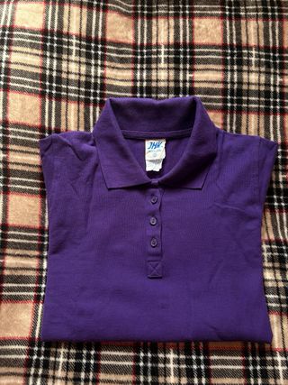 Polo Viola Intenso - Modello Sagomato  slim fit
