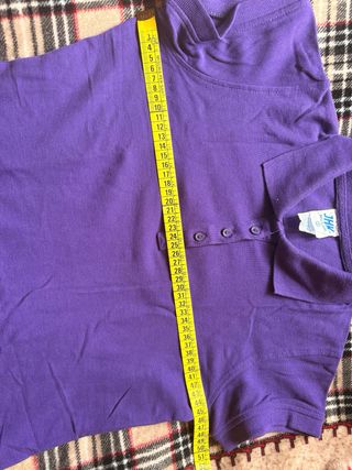 Polo Viola Intenso - Modello Sagomato  slim fit