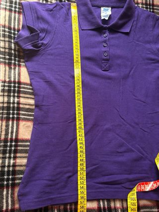 Polo Viola Intenso - Modello Sagomato  slim fit