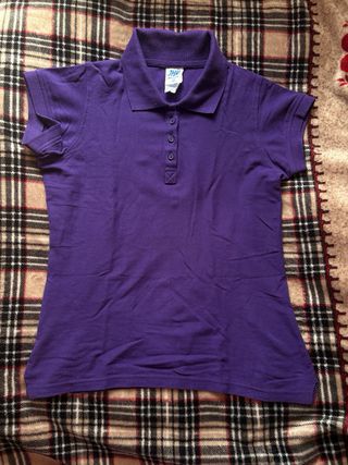 Polo Viola Intenso - Modello Sagomato  slim fit