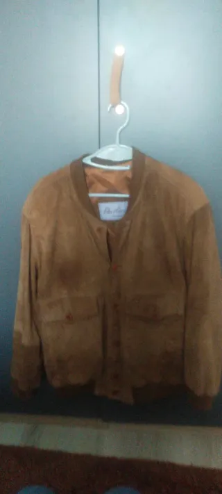 Chaqueta de ante para hombre