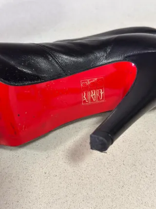 Botines de tacón negros