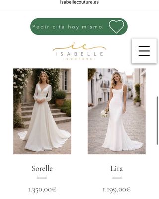 Vale Regalo Isabelle Couture 700€