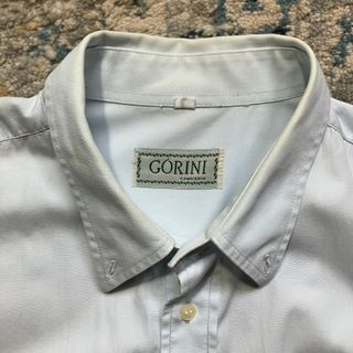 Camicia Gorini cotone azzurra