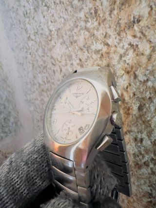 Reloj Longines Oposition Chronograph Blanco