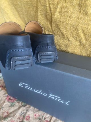 Mocasines Emidio Tucci Azul Caballero