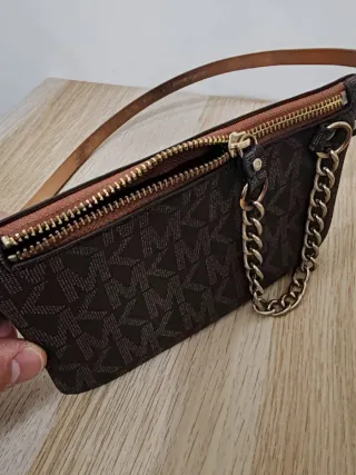 Borsetta Michael Kors marrone e oro