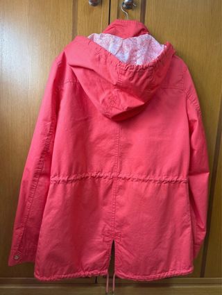 Parka coral mujer