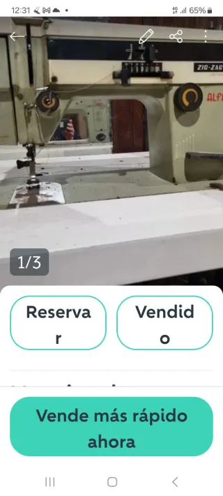 Máquina de coser Alfa Zig-Zag