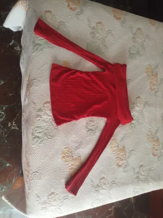 Jersey/Camiseta roja manga larga