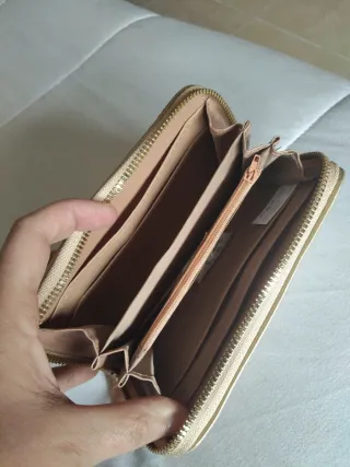 Cartera Elegante Mujer Dorado