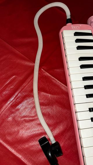 Melódica IRIN rosa con funda