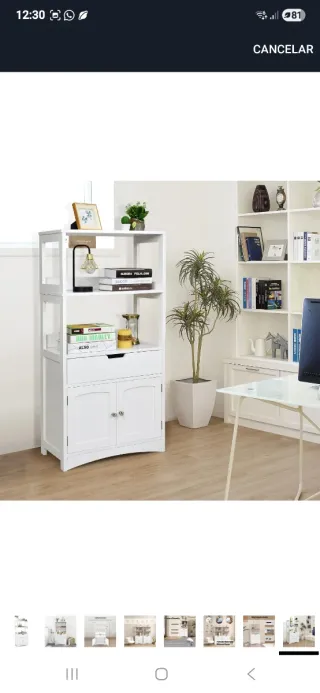 Armario auxiliar blanco