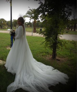 Traje de Novia La Sposa 2021 con Velo