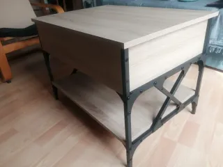 Mesa de centro madera y metal