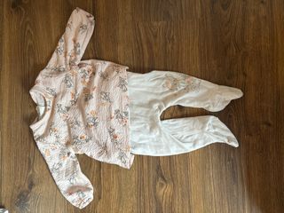 Conjunto bebé Bambi rosa y blanco
