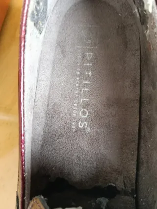 Zapatos Pitillos Mujer Talla 41 Burdeos