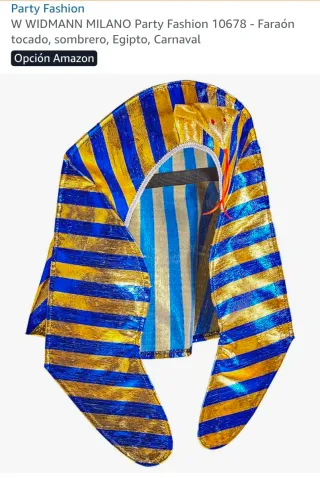 Complemento disfraz Faraón W Widmann Milano