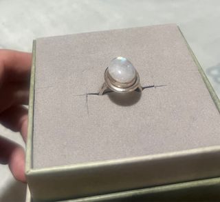 Anillo Plata Piedra luna