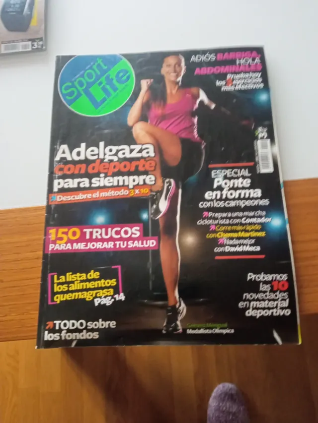 Lote de 4 revistas Sport Life
