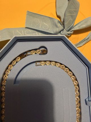 Collar Swarovski Angelic Dorado