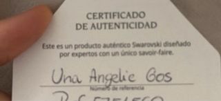 Collar Swarovski Angelic Dorado