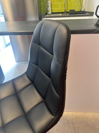 Taburetes negros elevables (2 unidades)