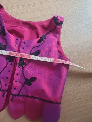 Corpiño y falda para traje regional