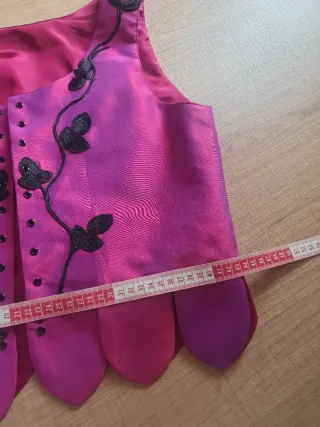 Corpiño y falda para traje regional