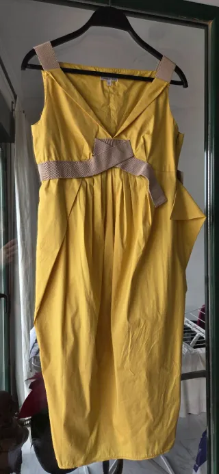 Vestido Paule Ka amarillo talla 38