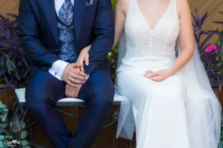 Vestido de Novia más capa