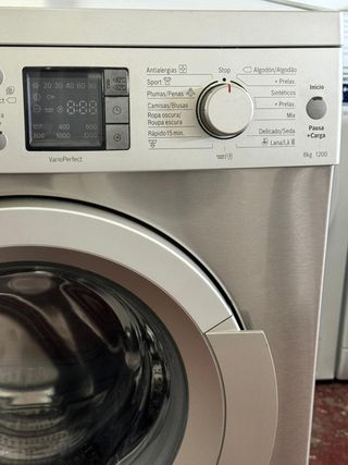 Lavadora Bosch Serie 6 Inox