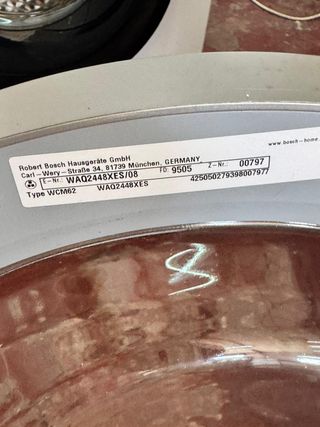 Lavadora Bosch Serie 6 Inox