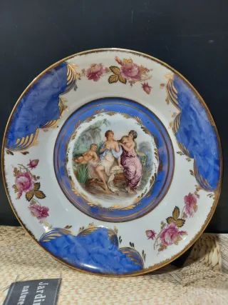 Plato de cerámica Lizariturry decorado